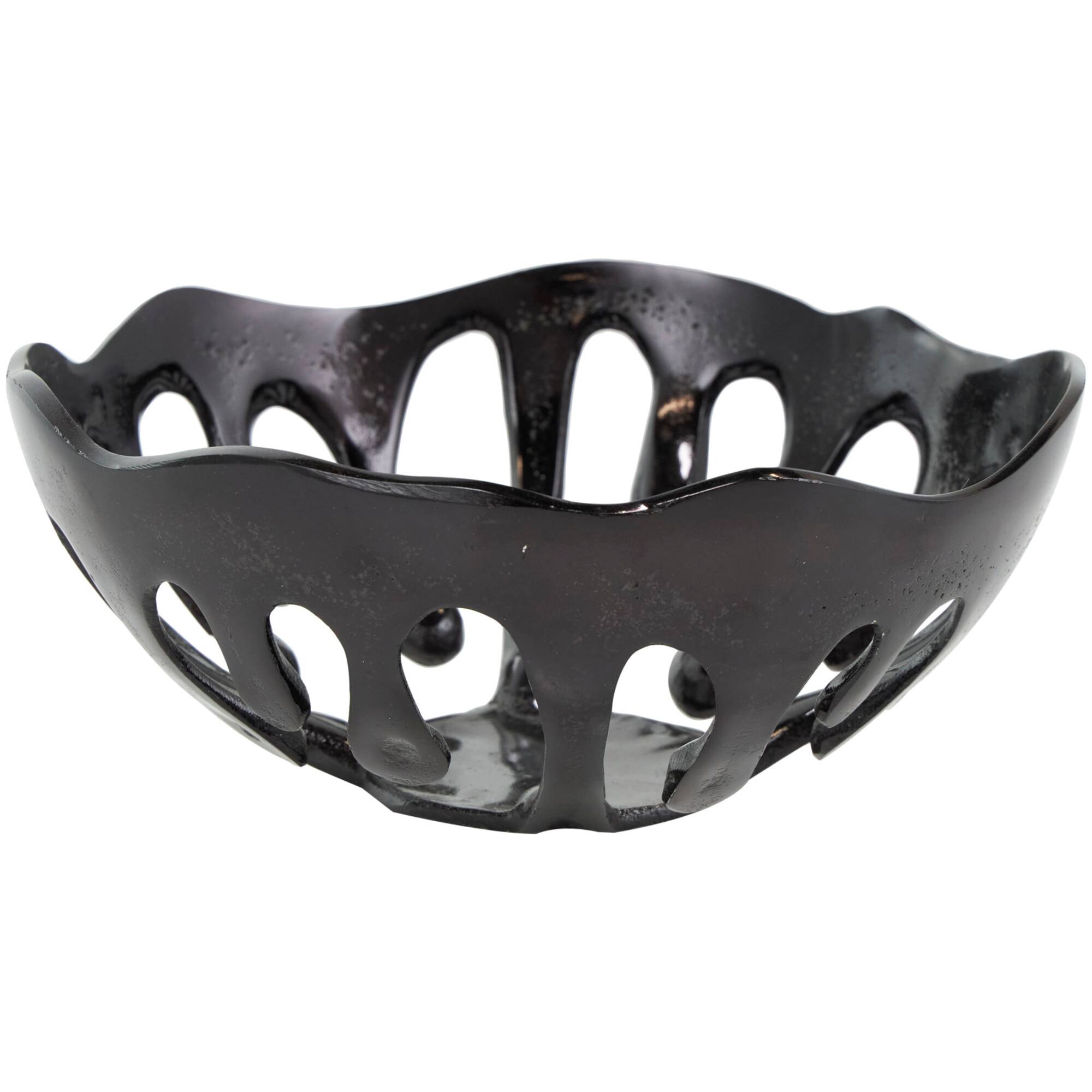 Aluminum Drip Decorative Bowl Set with Open Frame Design